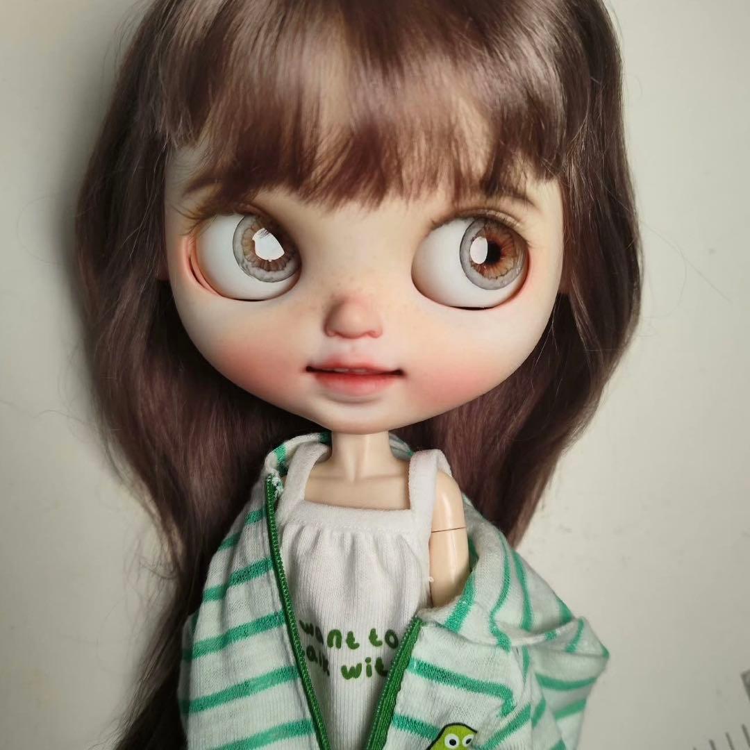 カスタムブライス ドール かわいい 海外作家様 優しい ナチュラル 微笑み