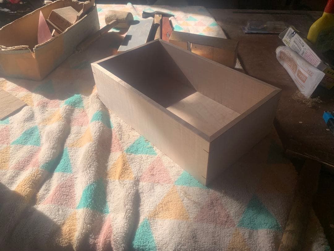 【MUKU】職人限定製作✨高級木材・楓✨木製ティッシュボックス ①