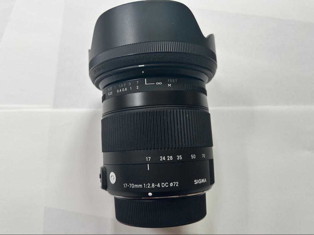 極上品Sigma 17-70mm F2.8-4 DC Macro ニコンマウント