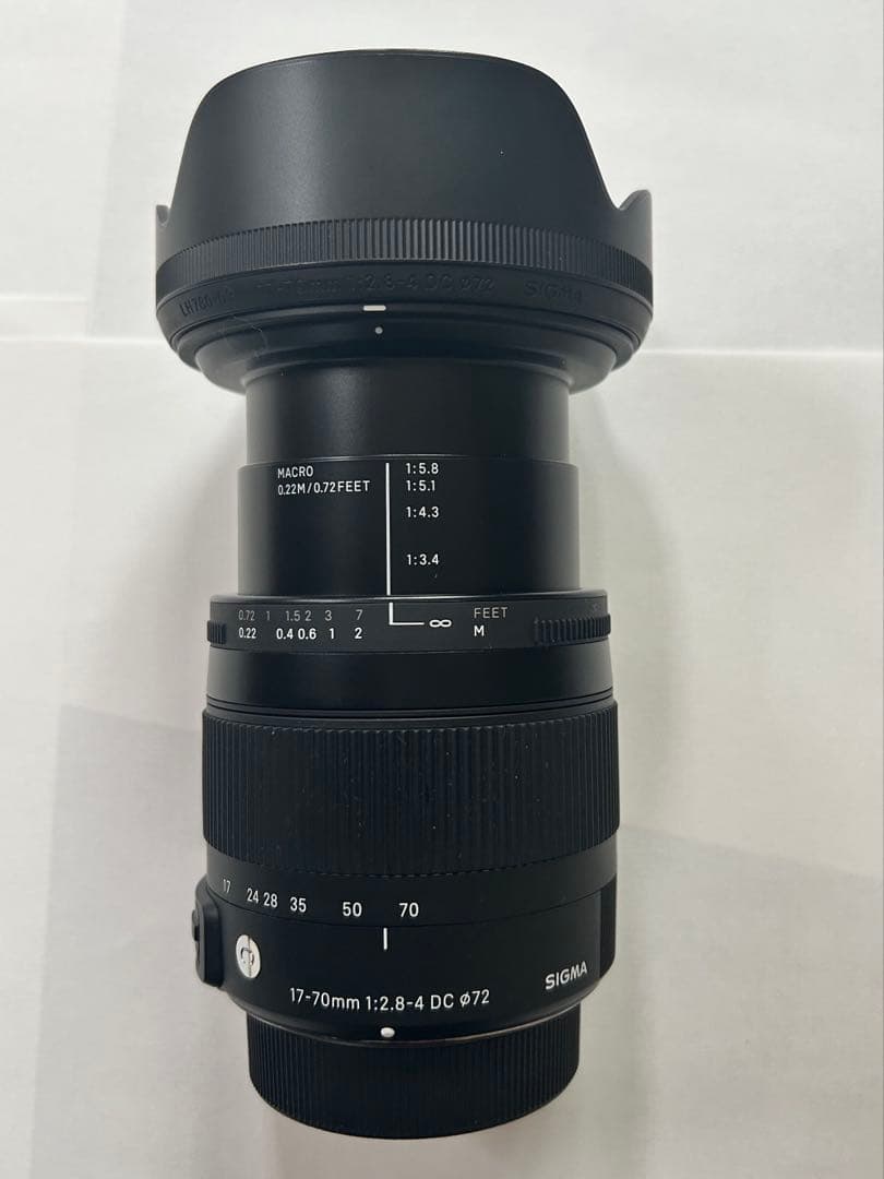 極上品Sigma 17-70mm F2.8-4 DC Macro ニコンマウント