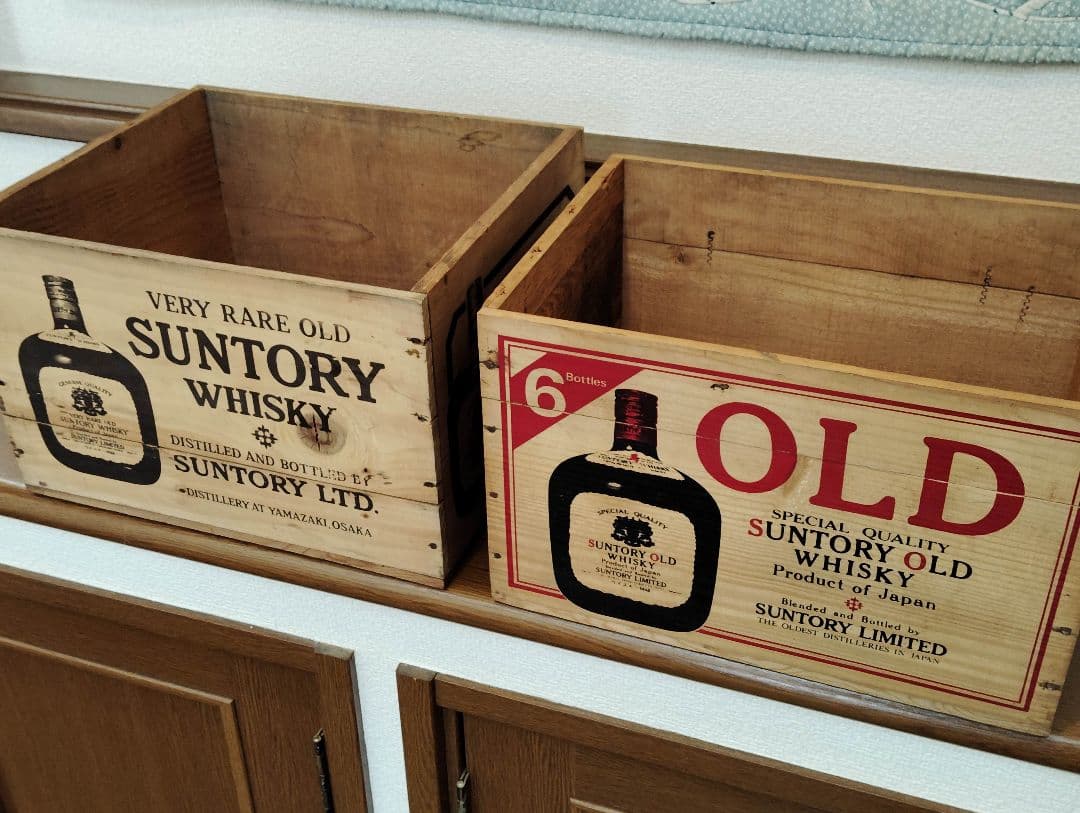 サントリーオールドウイスキー　木箱２個セット