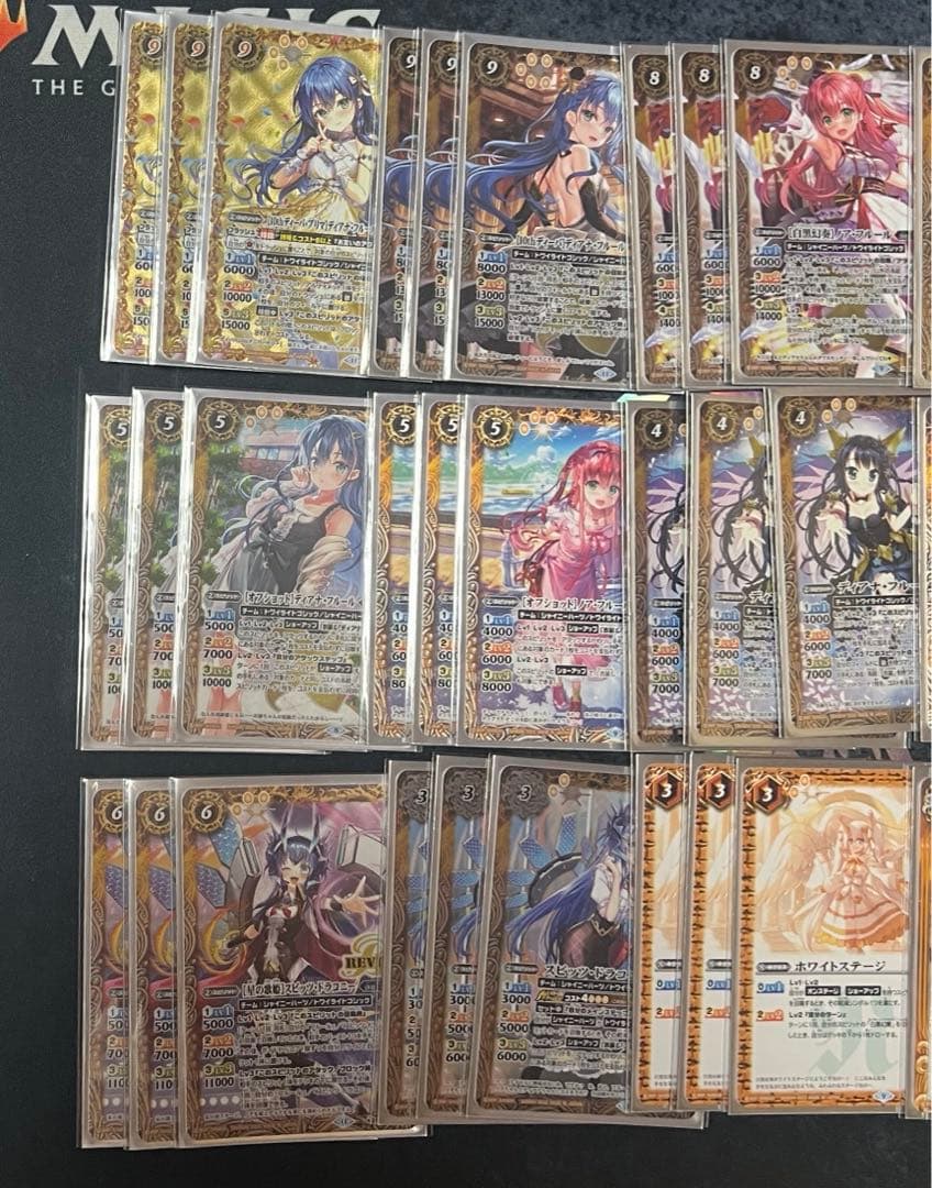 バトスピ　シャイニーハーツ軸フルール姉妹デッキ！差し替え&スリーブ付き！