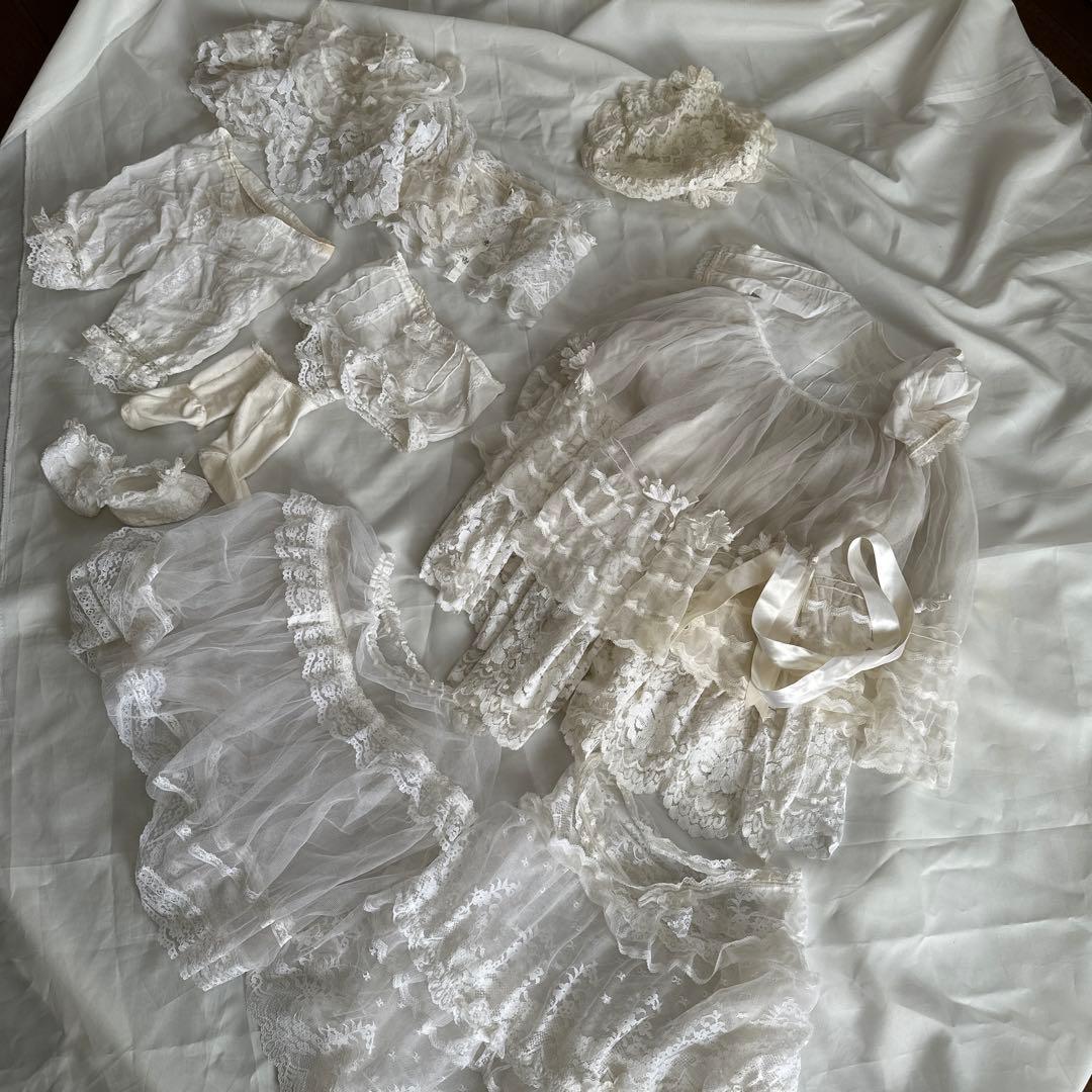 ビスクドール　ウィッグ付き　ドレス一式は付きません着用例