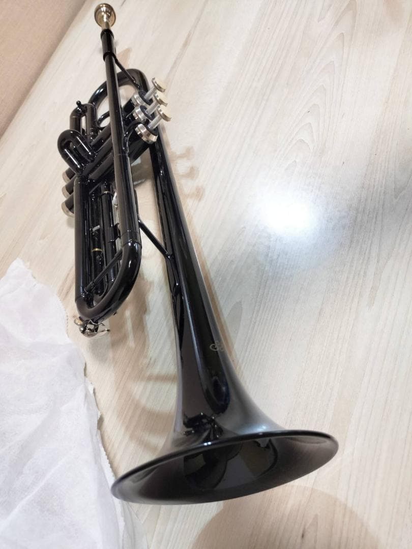 ☆美品！　soleil トランペット　ブラック　説明書　ケース　付属品あり