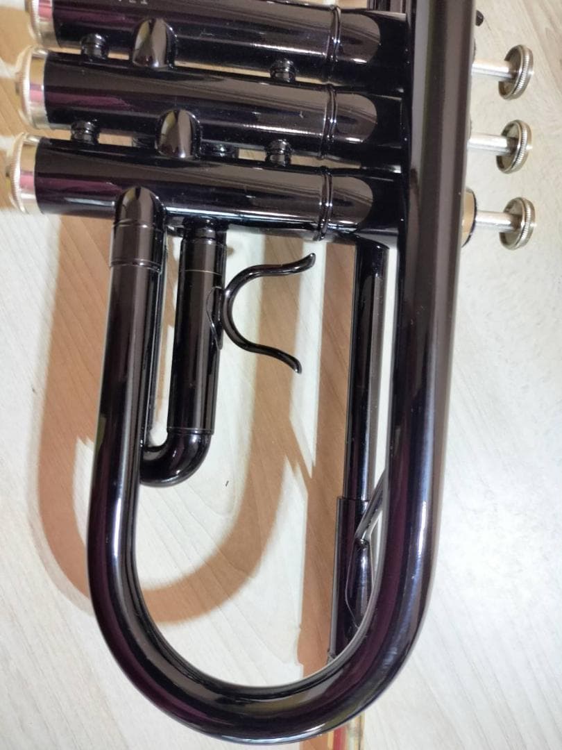 ☆美品！　soleil トランペット　ブラック　説明書　ケース　付属品あり