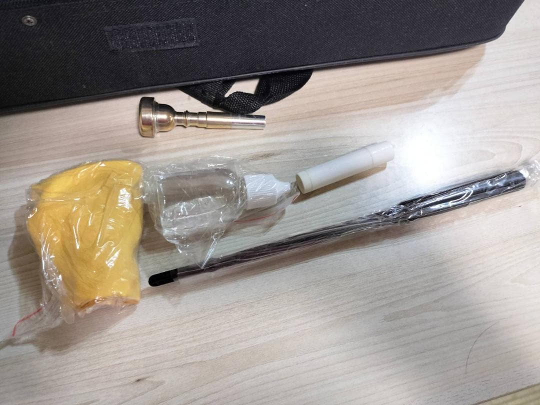 ☆美品！　soleil トランペット　ブラック　説明書　ケース　付属品あり