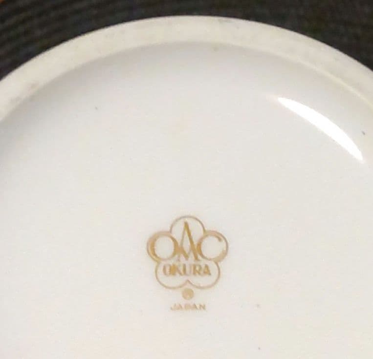 大倉陶園 ブルーコスモス 花瓶 花器 廃盤