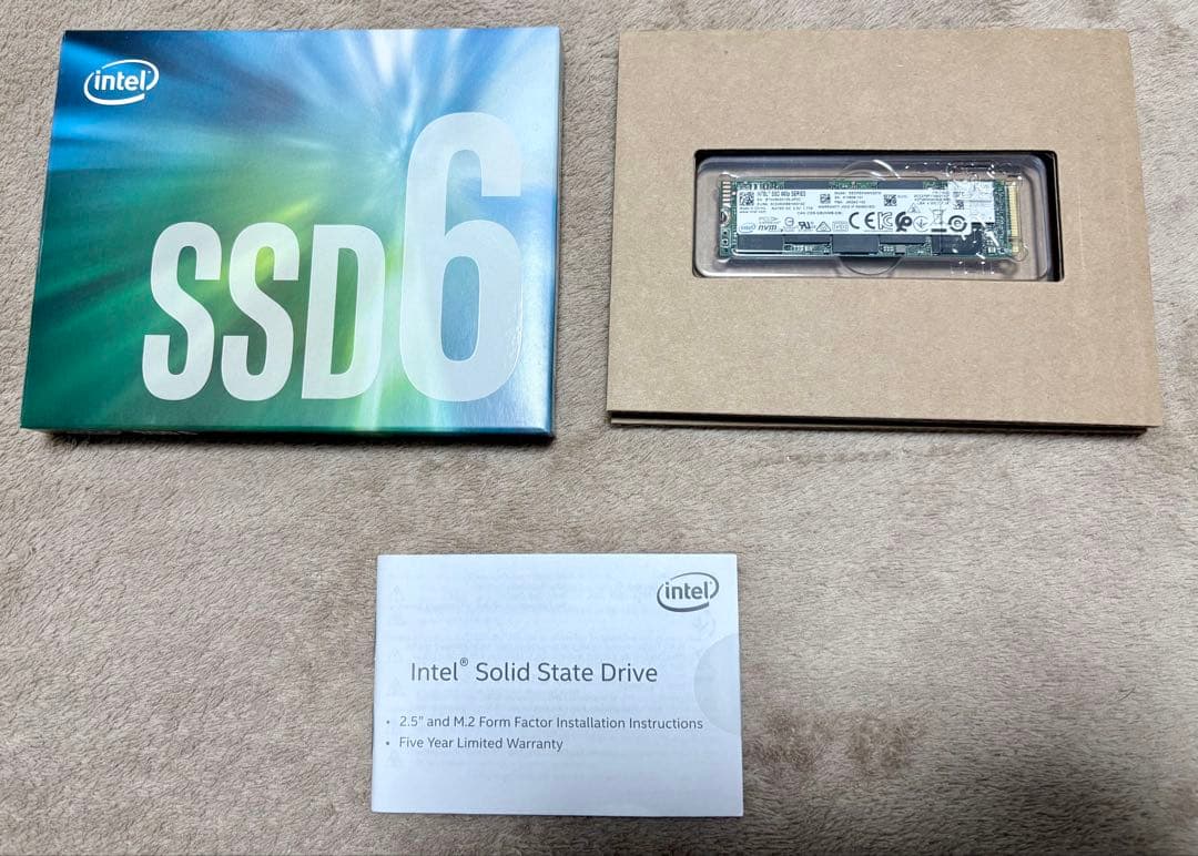内蔵型SSD Intel 660p 2TB SSD SSDPEKNW020T8