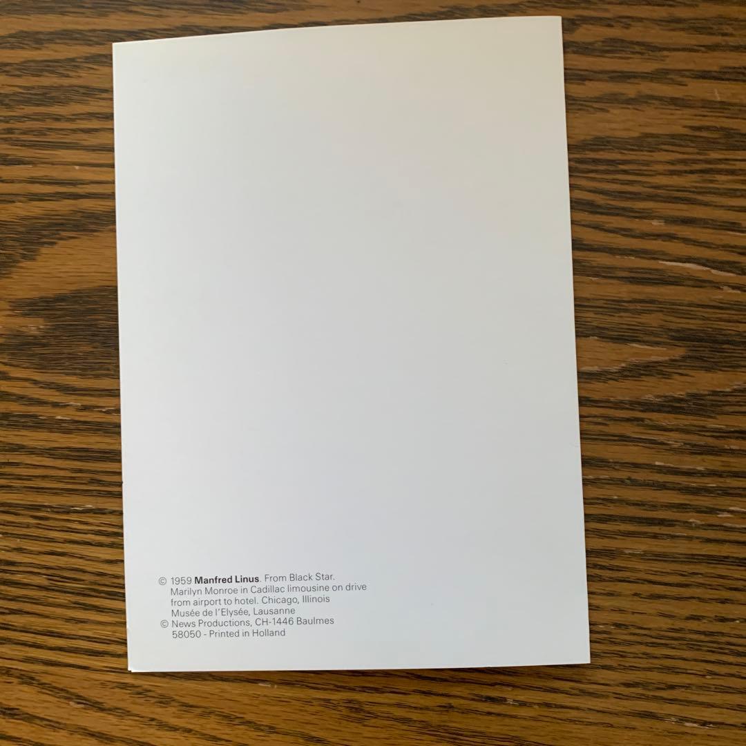マリリンモンローの２つ折りアート写真