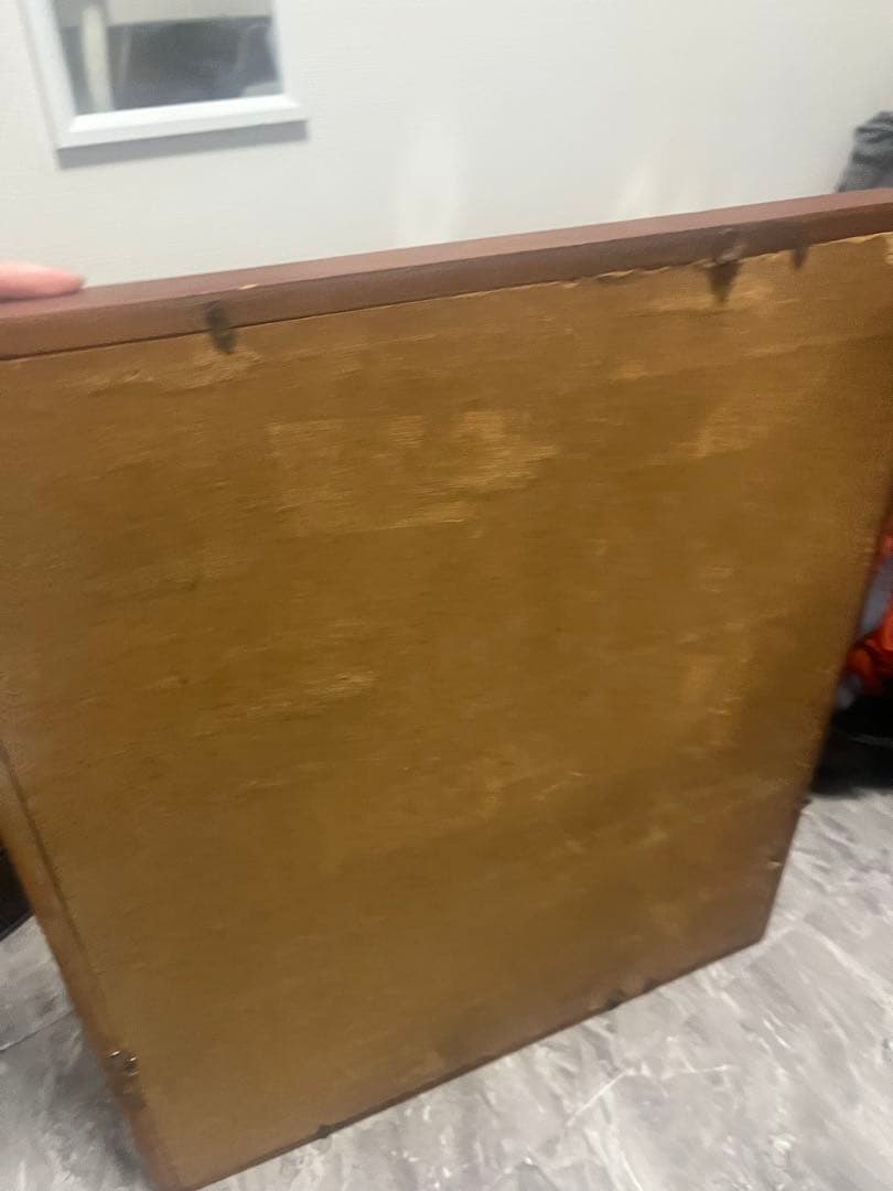 天然石絵画・貴石絵画・アンテーク美術工芸品／孔雀（クジャク］　昭和レトロ