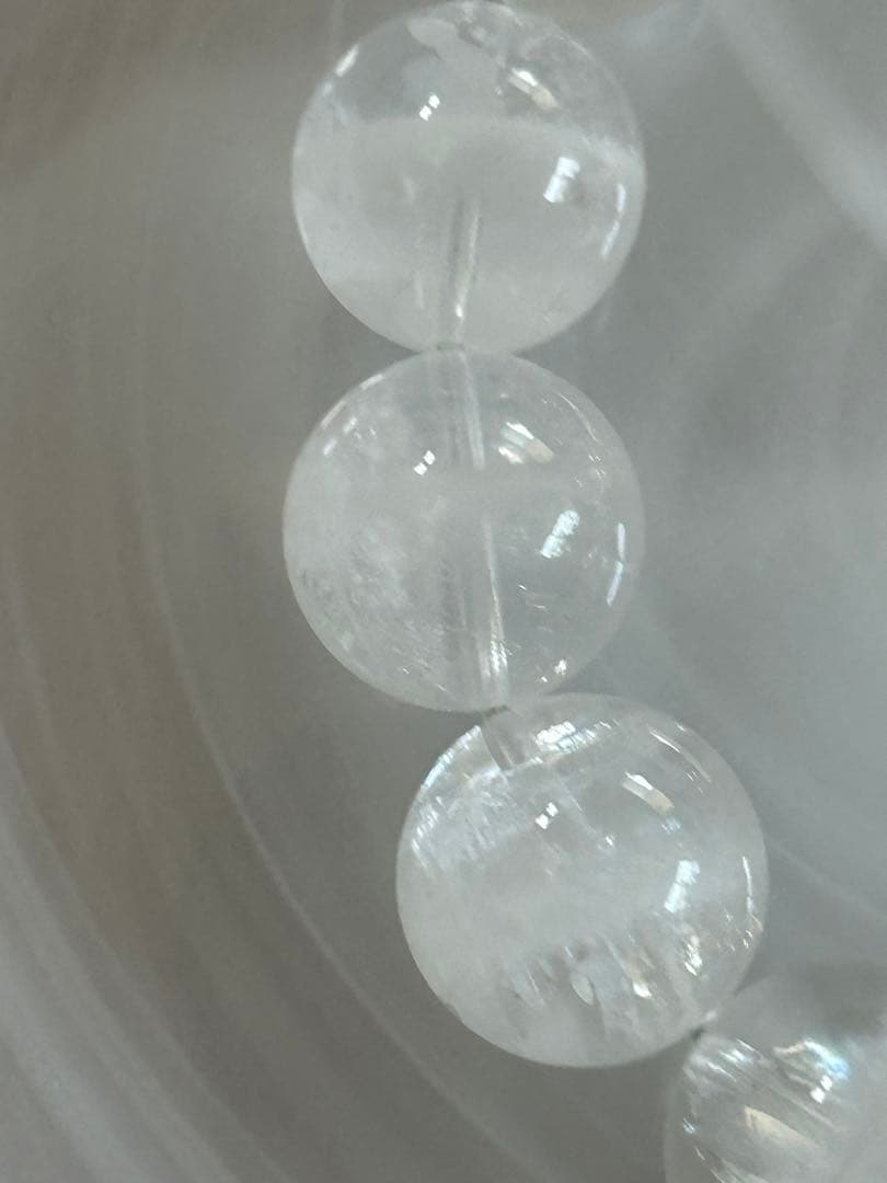 ホワイトガーデンクォーツブレスレット13.9