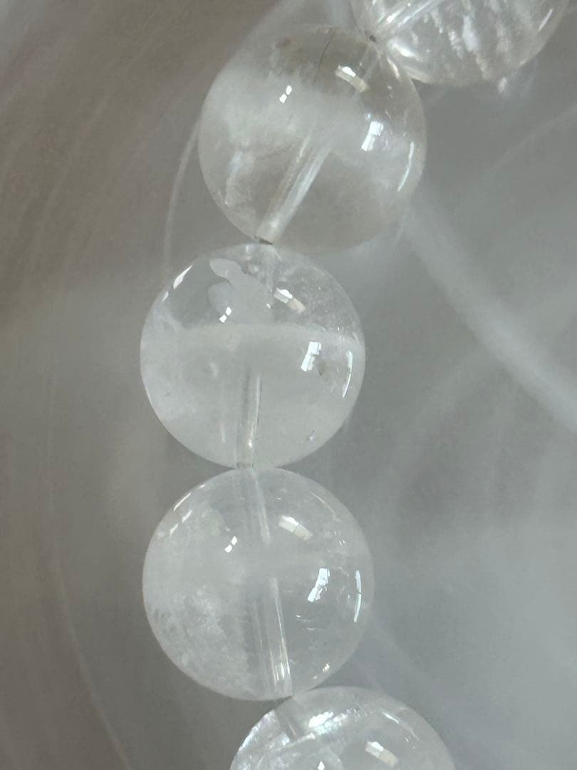 ホワイトガーデンクォーツブレスレット13.9