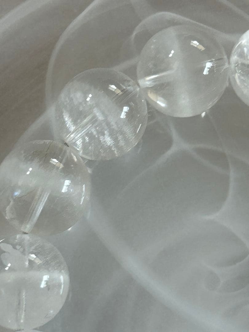 ホワイトガーデンクォーツブレスレット13.9