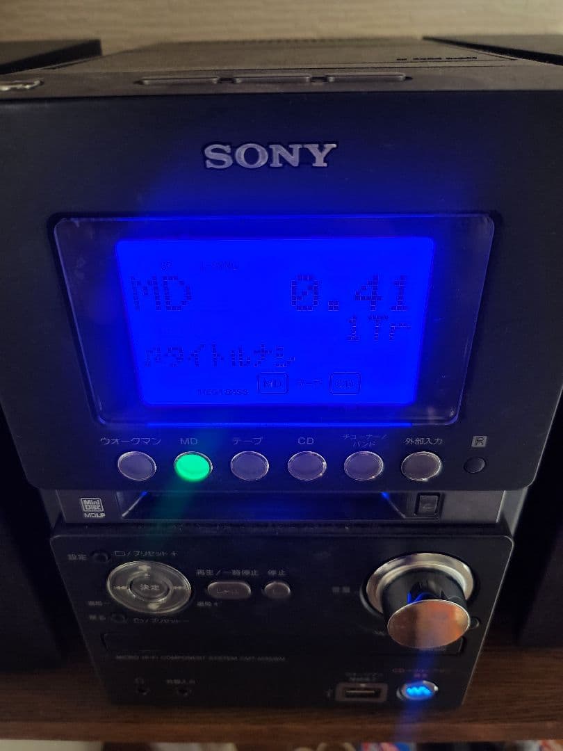 SONY　ソニー　CD　コンポ　デッキ　付属品あり