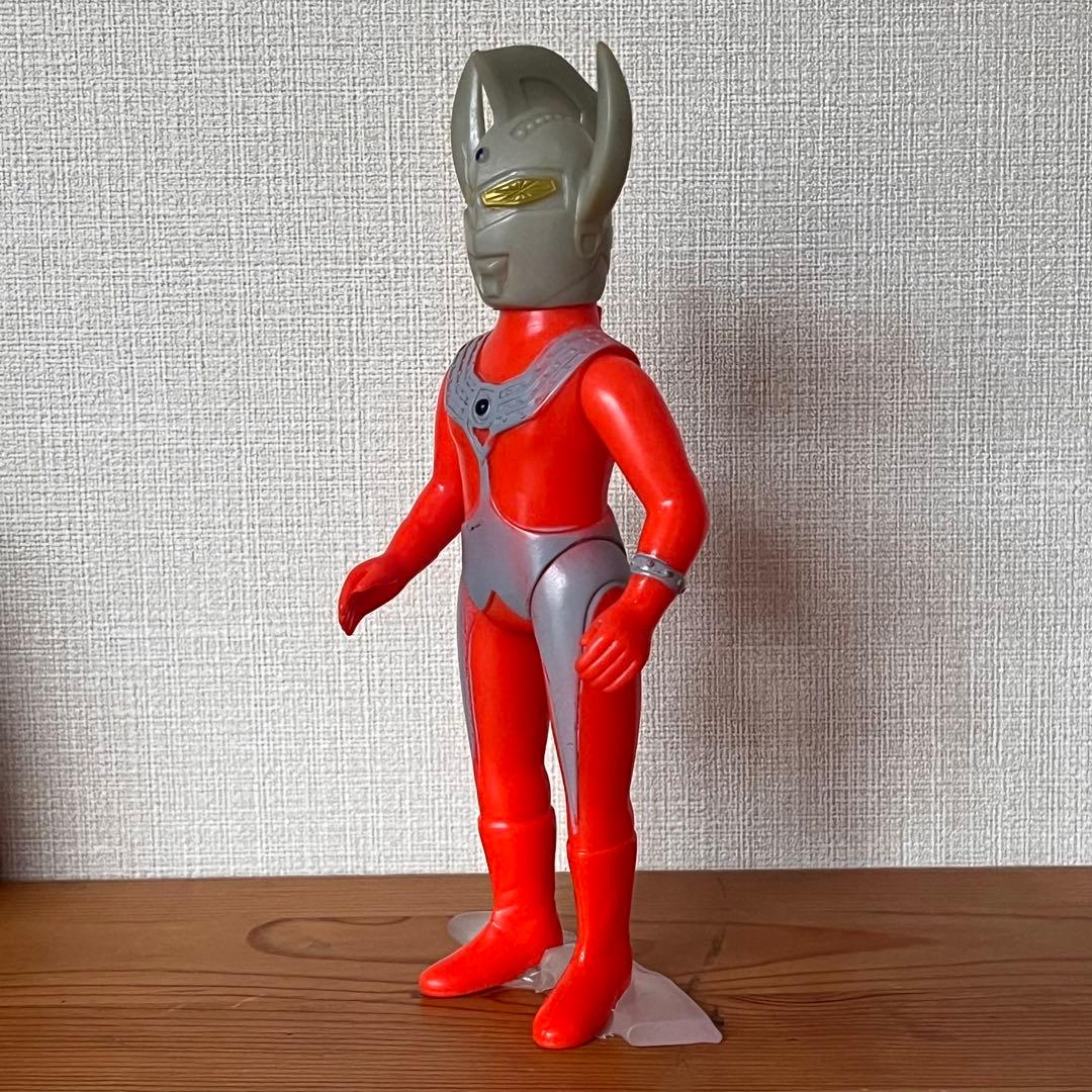 ブルマァク　ミドルサイズソフビ　ウルトラマンタロウ　当時物
