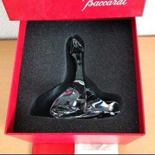 【美品】バカラ　ヘビ　蛇　スネイク　 干支　 箱付き　 クリスタルガラス