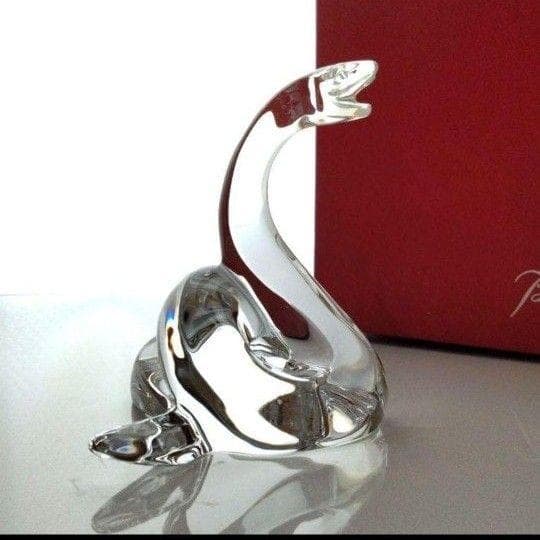 【美品】バカラ　ヘビ　蛇　スネイク　 干支　 箱付き　 クリスタルガラス