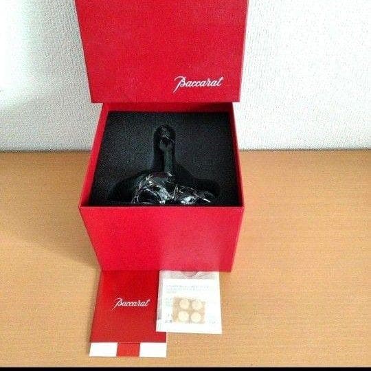 【美品】バカラ　ヘビ　蛇　スネイク　 干支　 箱付き　 クリスタルガラス