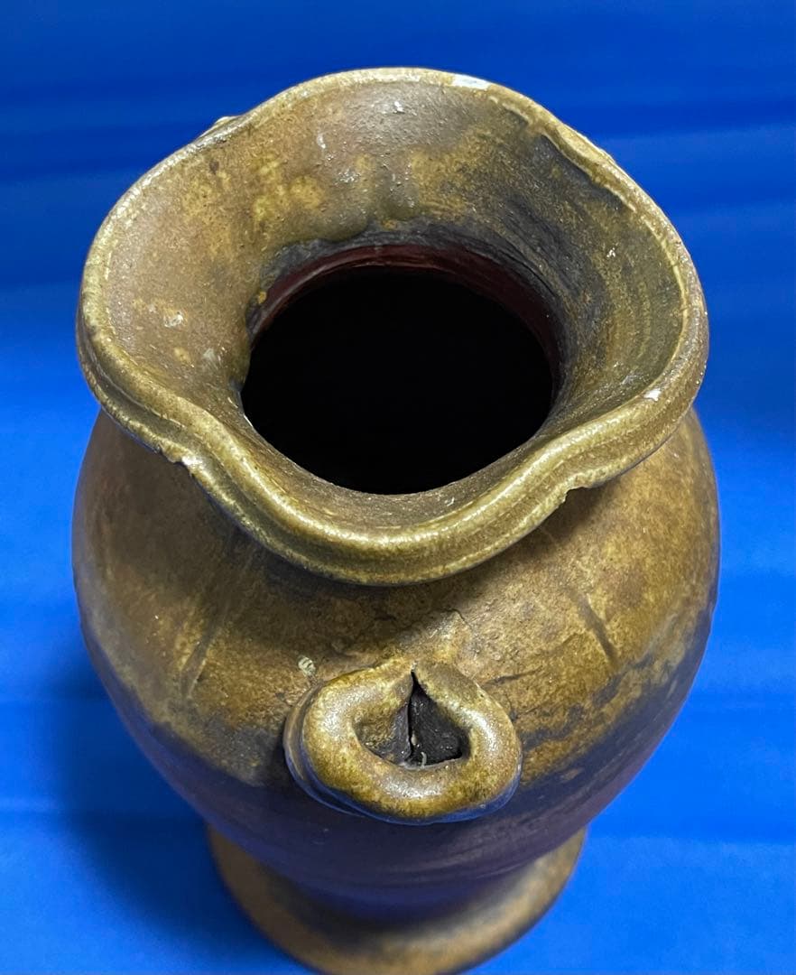 ★備前焼　作家　藤原陶臣　花入★