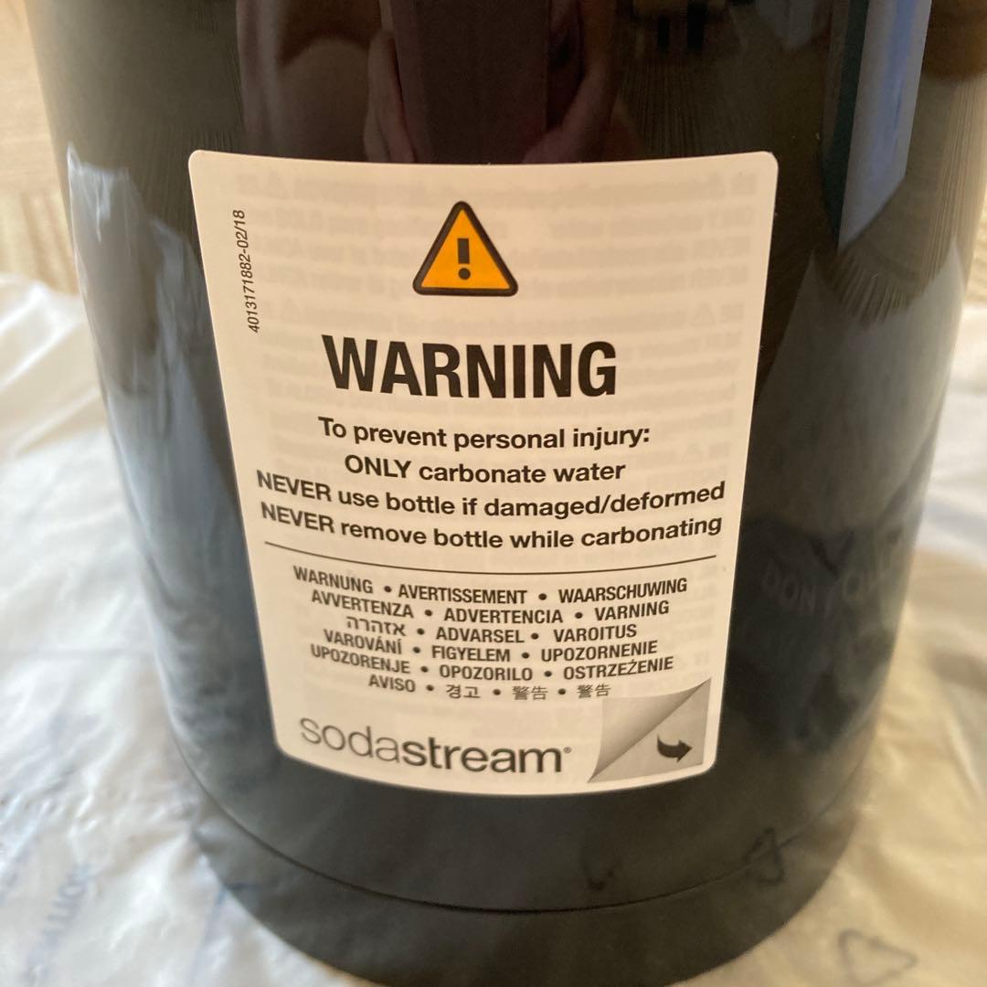 sodastream TERRA 炭酸水メーカー 黒 ボトル１本と説明書付き