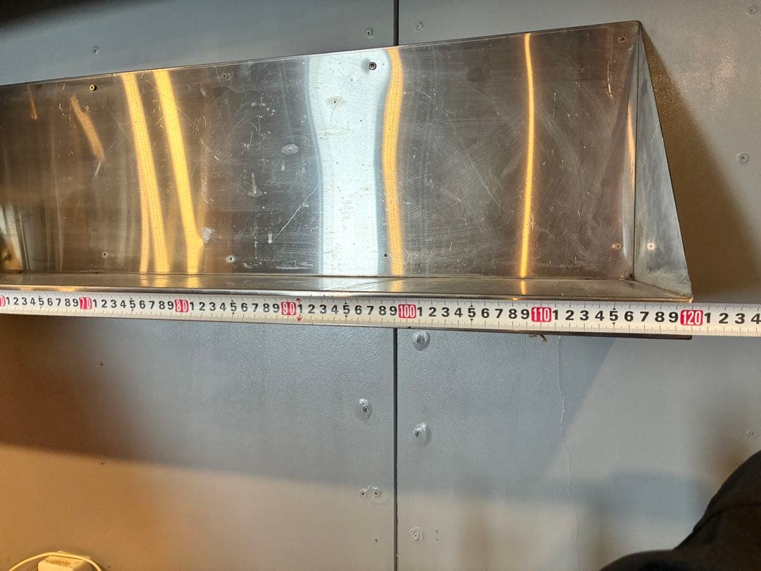 業務用　ステンレス壁取り付け棚　幅１２００　120cm