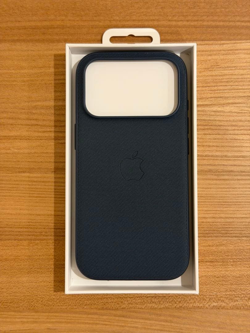 iPhone17 Pro テックウーブンケース ブルー Apple 純正品