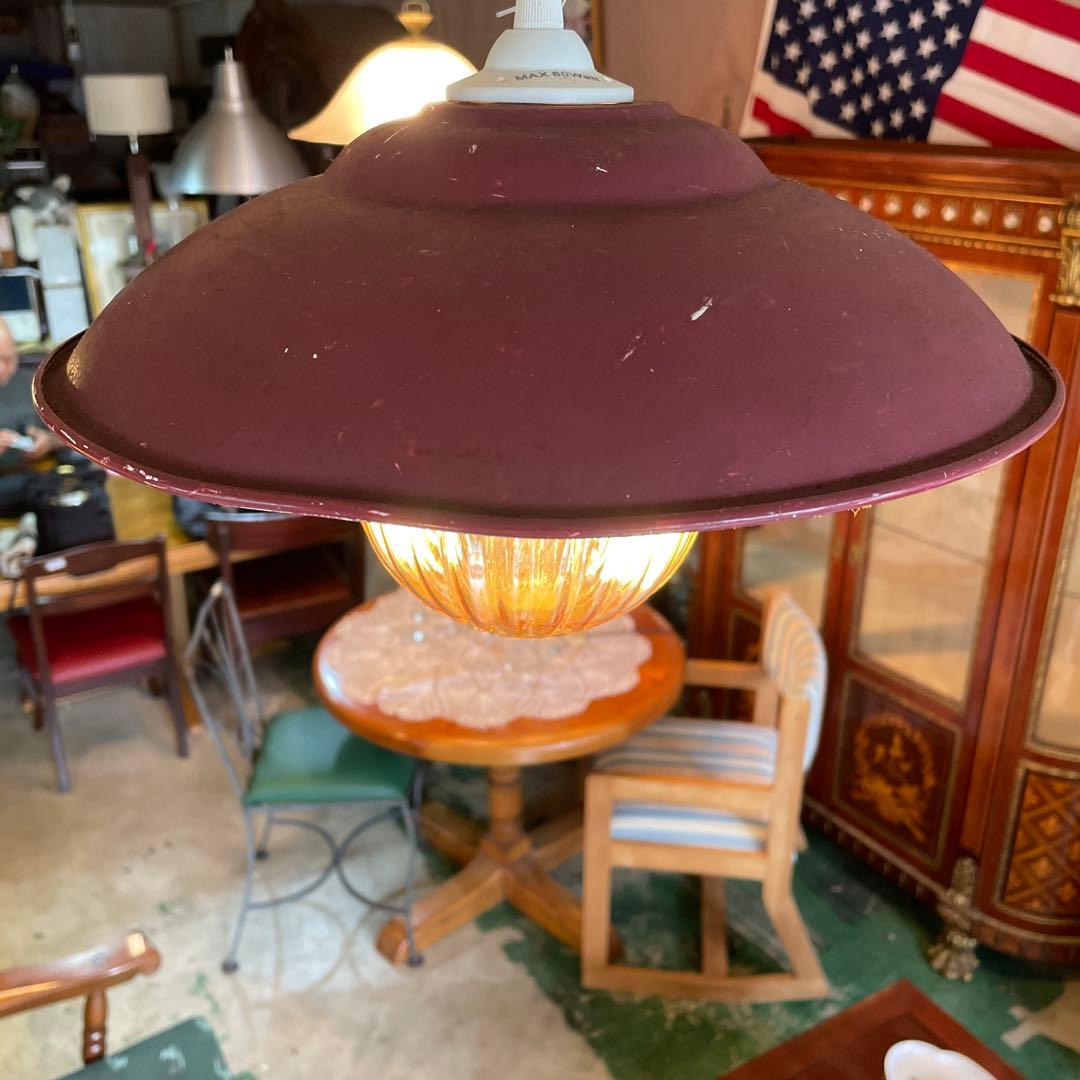 ‼︎ お値下げ‼︎ アンティークシェード・天井吊り下げランプ