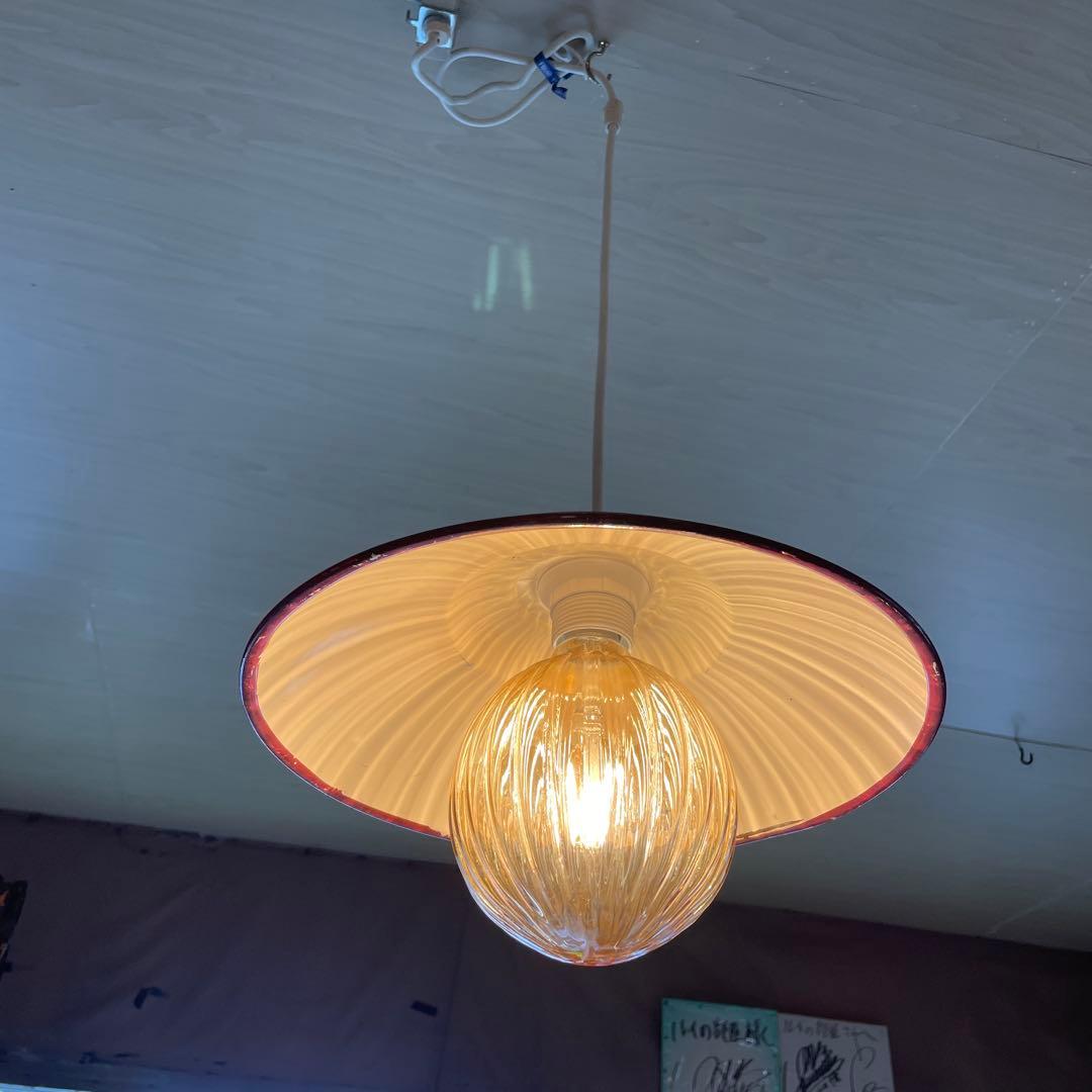 ‼︎ お値下げ‼︎ アンティークシェード・天井吊り下げランプ