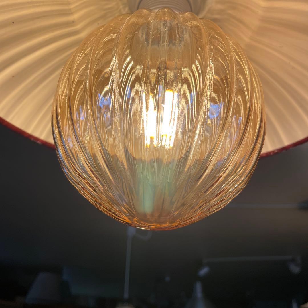 ‼︎ お値下げ‼︎ アンティークシェード・天井吊り下げランプ