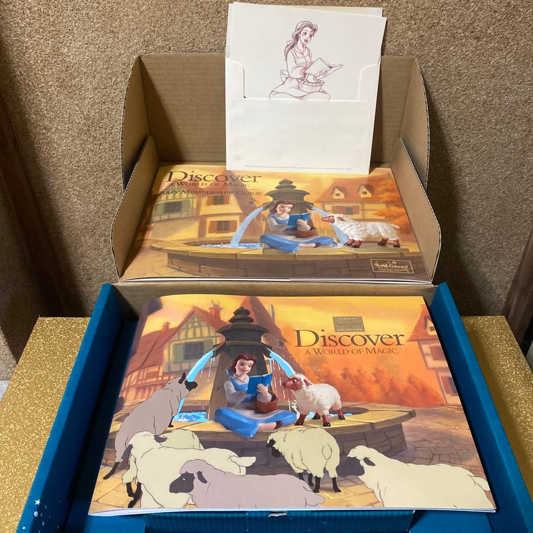 新品 美品ディズニー Wdcc 美女と野獣 ベル 置物 フィギュア 2005年製