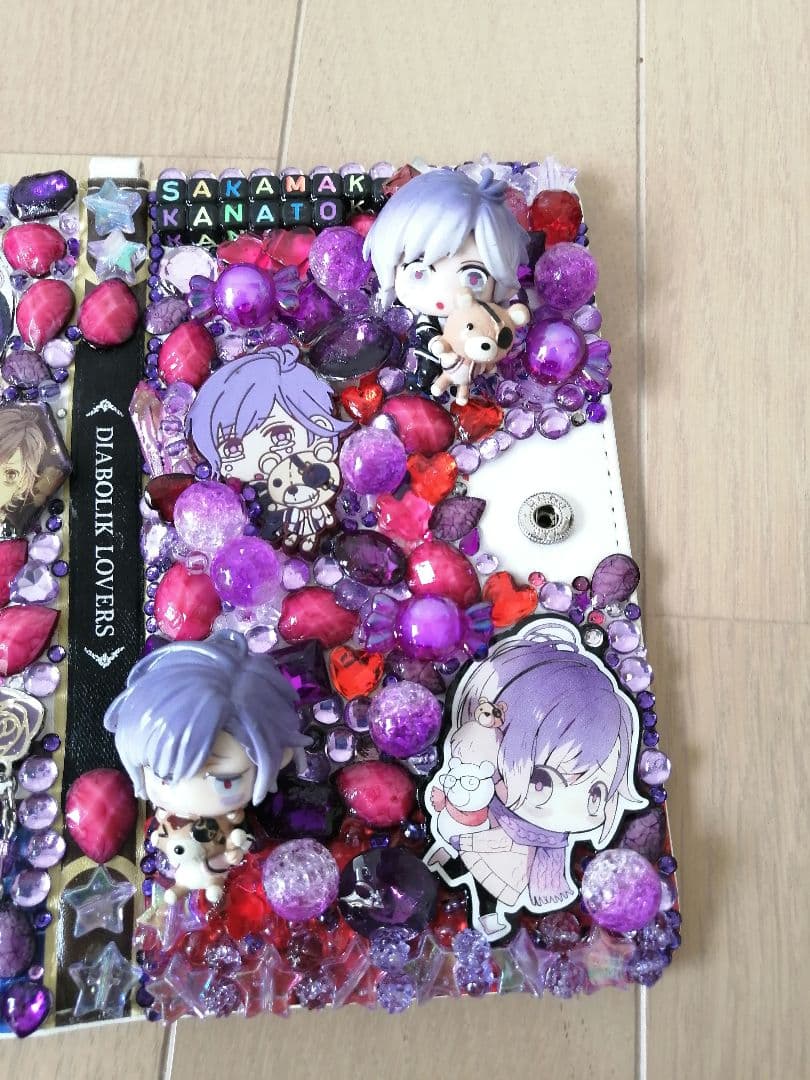 ハンドメイド　スマホケース　ディアボリックラヴァーズ　逆巻カナト