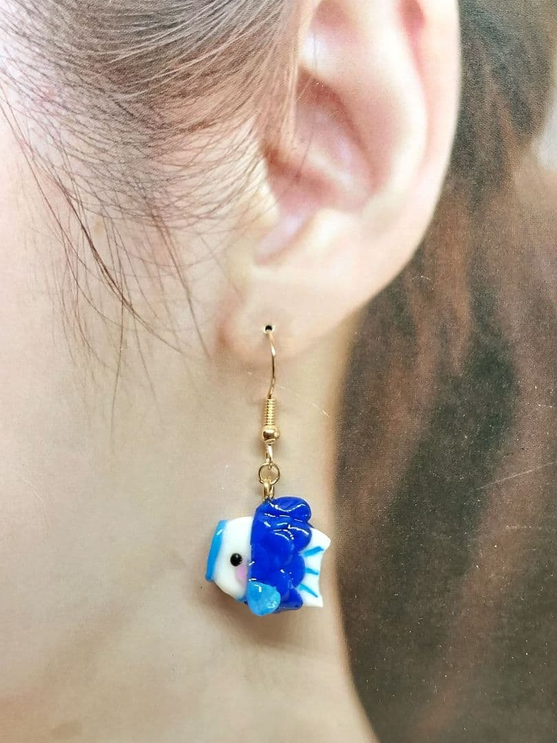 鯉のぼりピアス