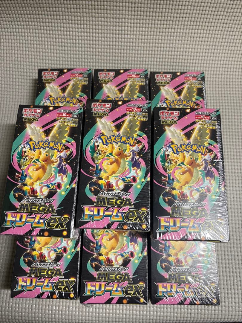 ポケモンカードゲーム MEGAドリームEX シュリンク付き　9BOX