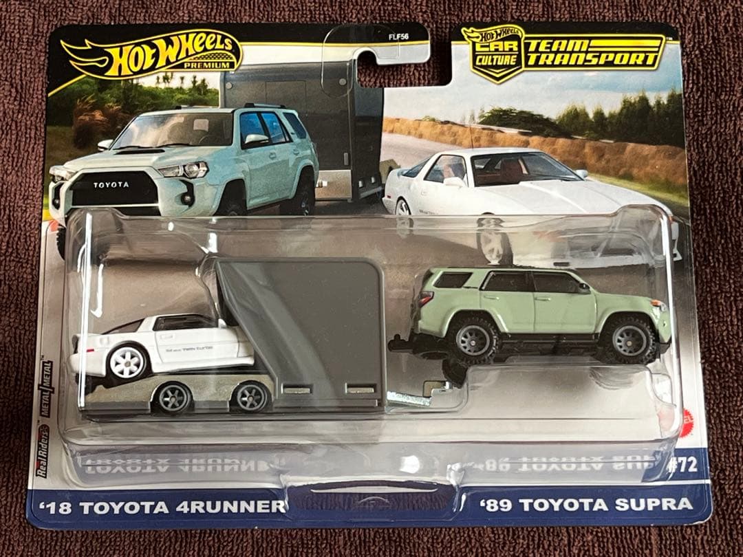 ホットウィール チームトランスポート 1989 スープラ 2018 4ランナー