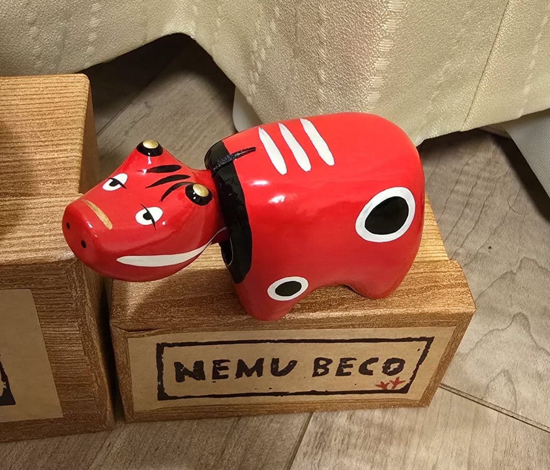 ゆゆさま専用野沢民芸　眠べこ　3号