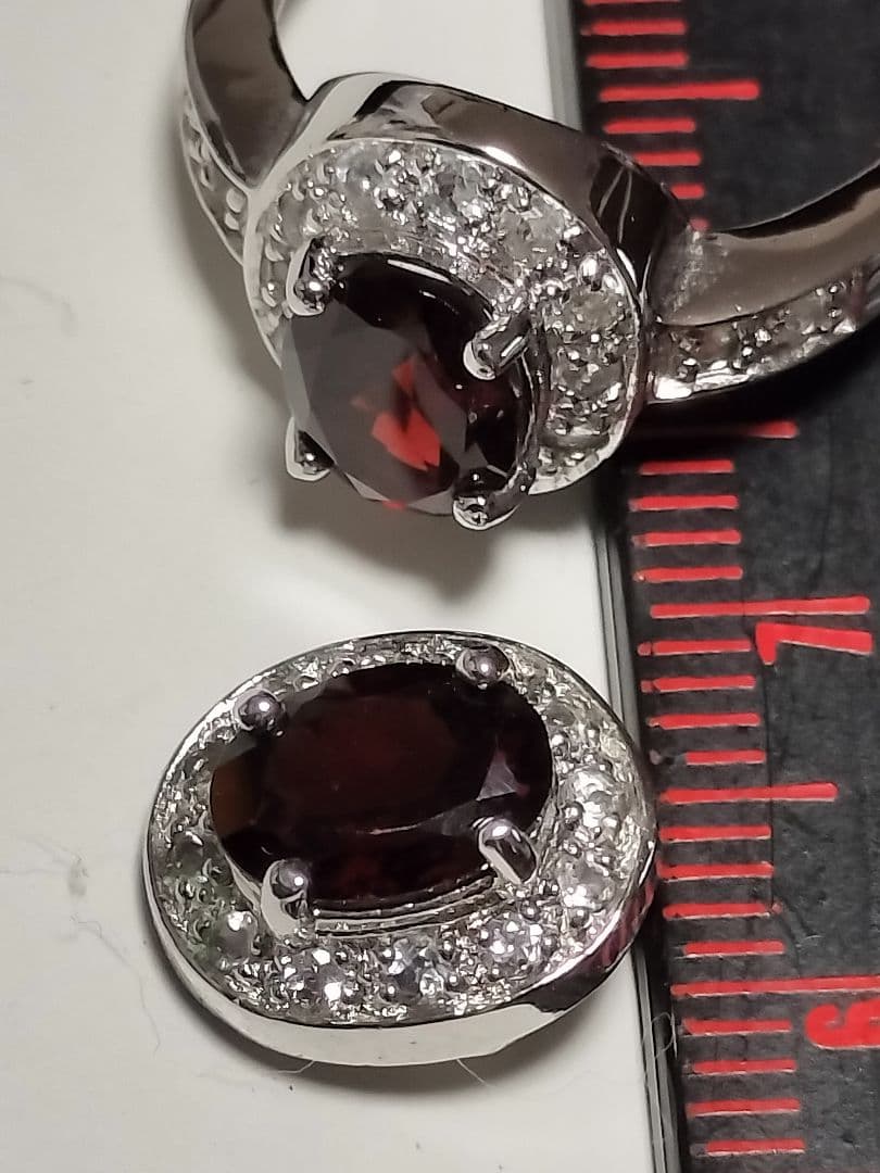 ガーネット リング ペンダントトップ