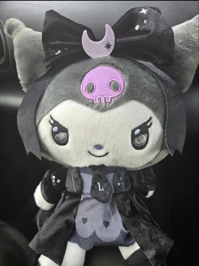 ラウンドワン限定LUNA SEA×KUROMI ぬいぐるみ&フードブランケット
