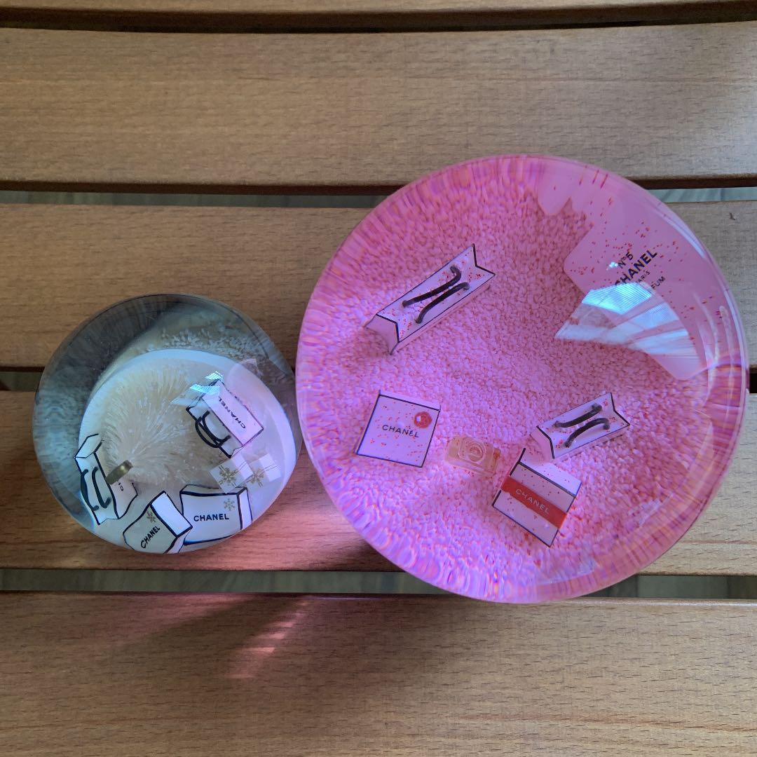 CHANEL スノードーム 2点セット