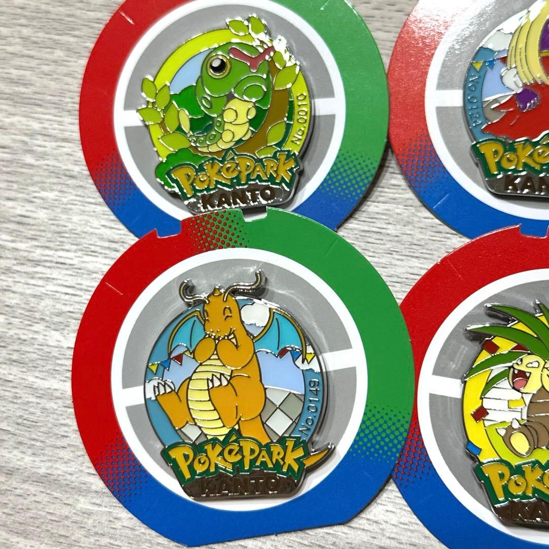 ポケパーク カントー ピンバッジ 4点セット カイリュー