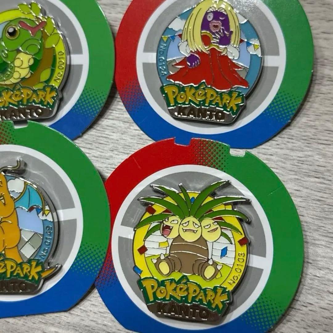 ポケパーク カントー ピンバッジ 4点セット カイリュー