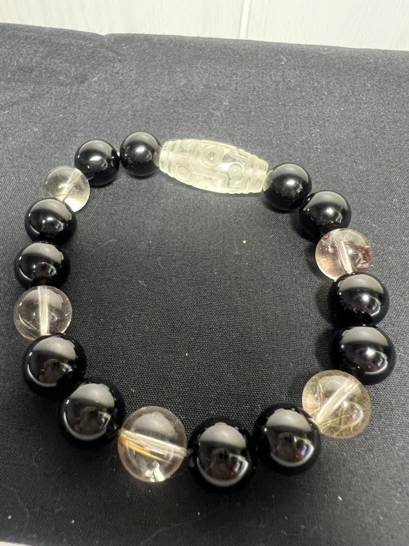 悪を排除し金運と成功を掴む⭐︎すべての加護をもたらすシトリン天珠とモリオン&ルチル