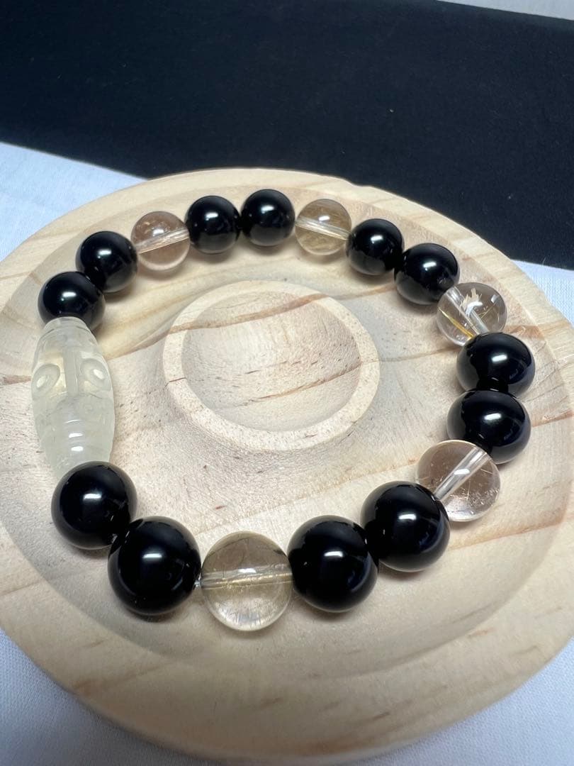 悪を排除し金運と成功を掴む⭐︎すべての加護をもたらすシトリン天珠とモリオン&ルチル