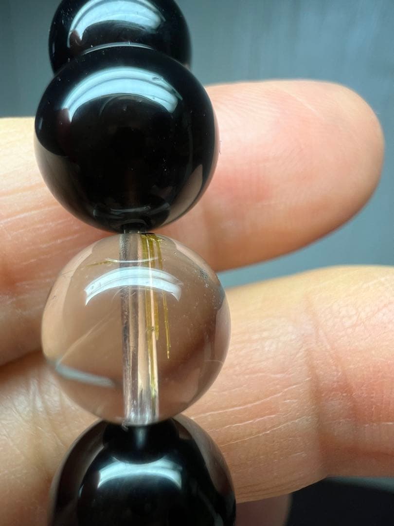 悪を排除し金運と成功を掴む⭐︎すべての加護をもたらすシトリン天珠とモリオン&ルチル