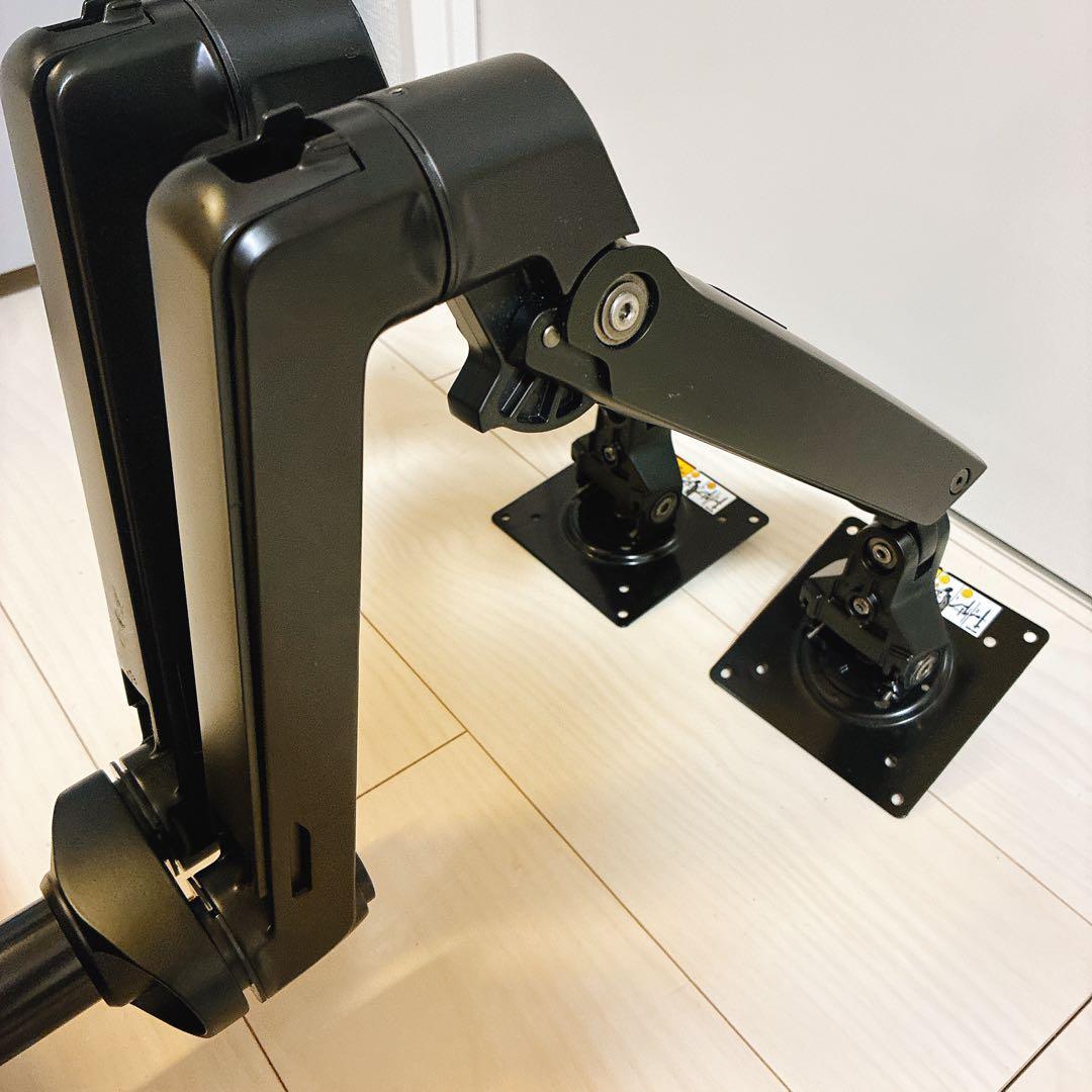 Amazonベーシック モニターアーム デュアル-ディスプレイタイプ 32インチ