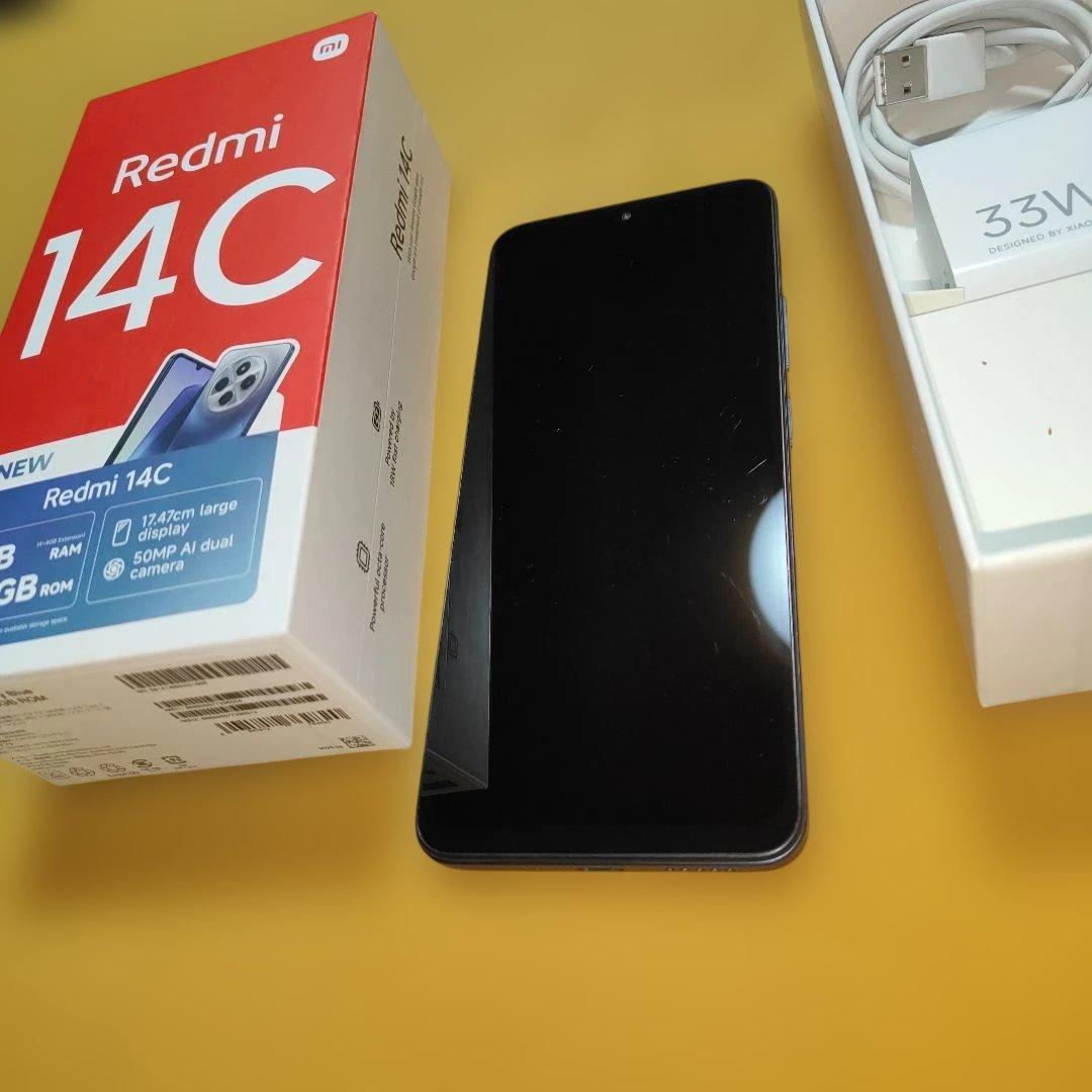 スマートフォン本体 Redmi 14C 4GB RAM 128GB ROM Starry Blue