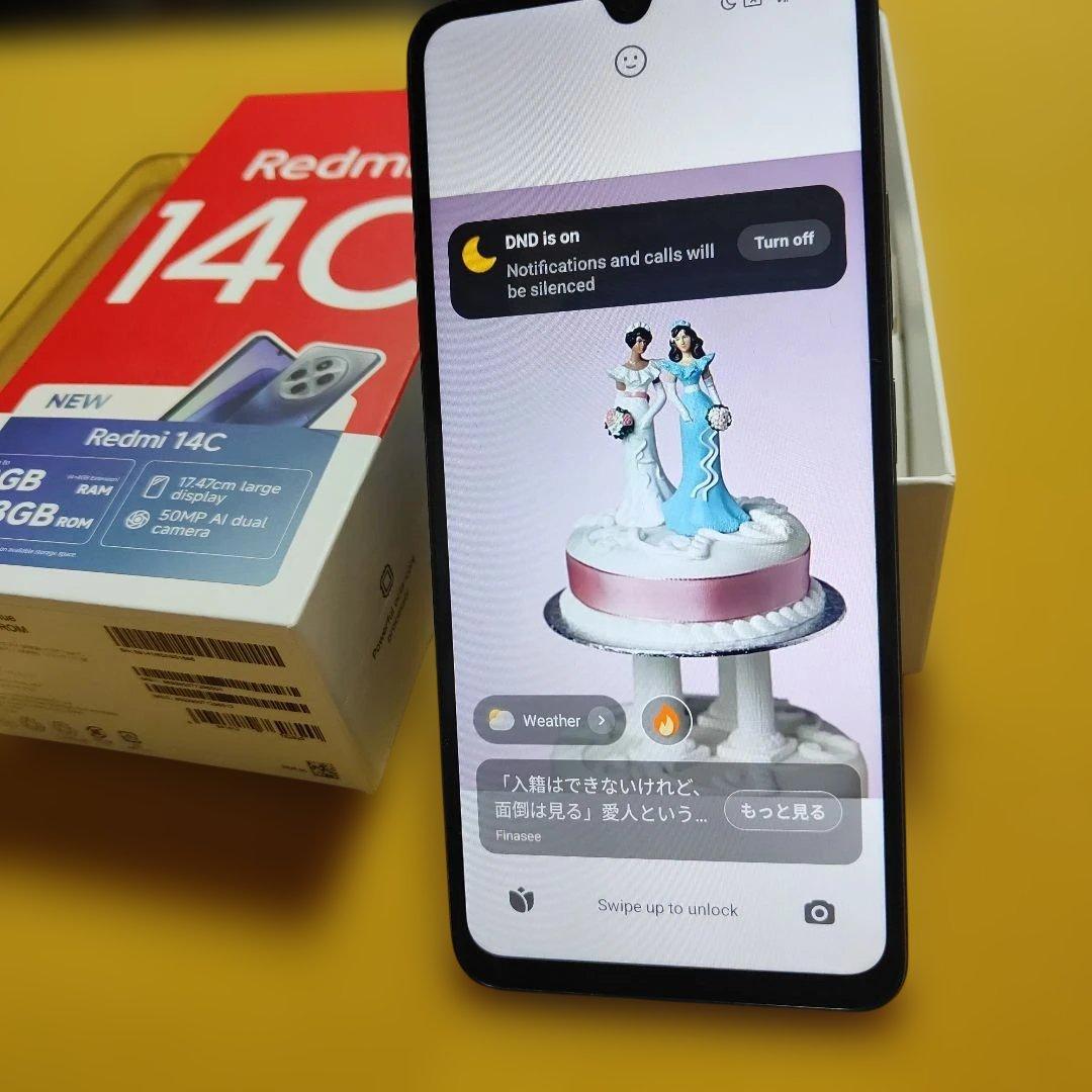 スマートフォン本体 Redmi 14C 4GB RAM 128GB ROM Starry Blue