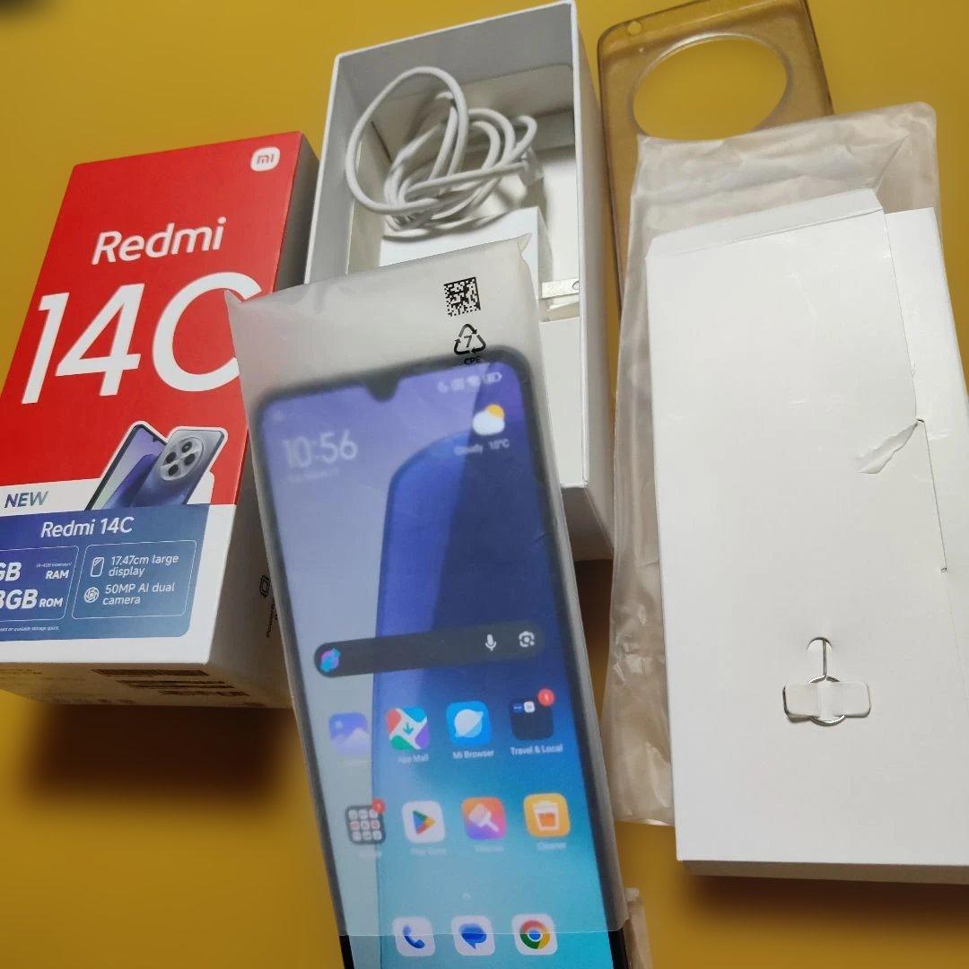 スマートフォン本体 Redmi 14C 4GB RAM 128GB ROM Starry Blue