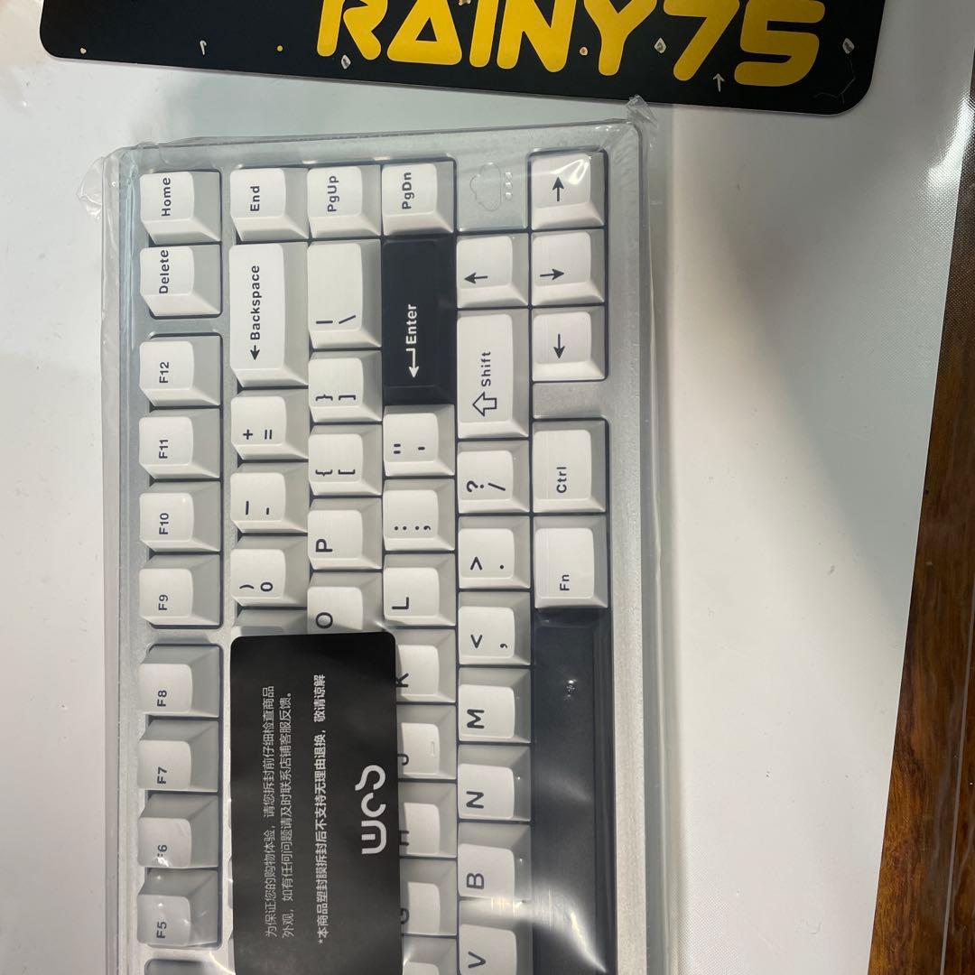 Rainy 75 Pro シルバー　キーボード　RGB