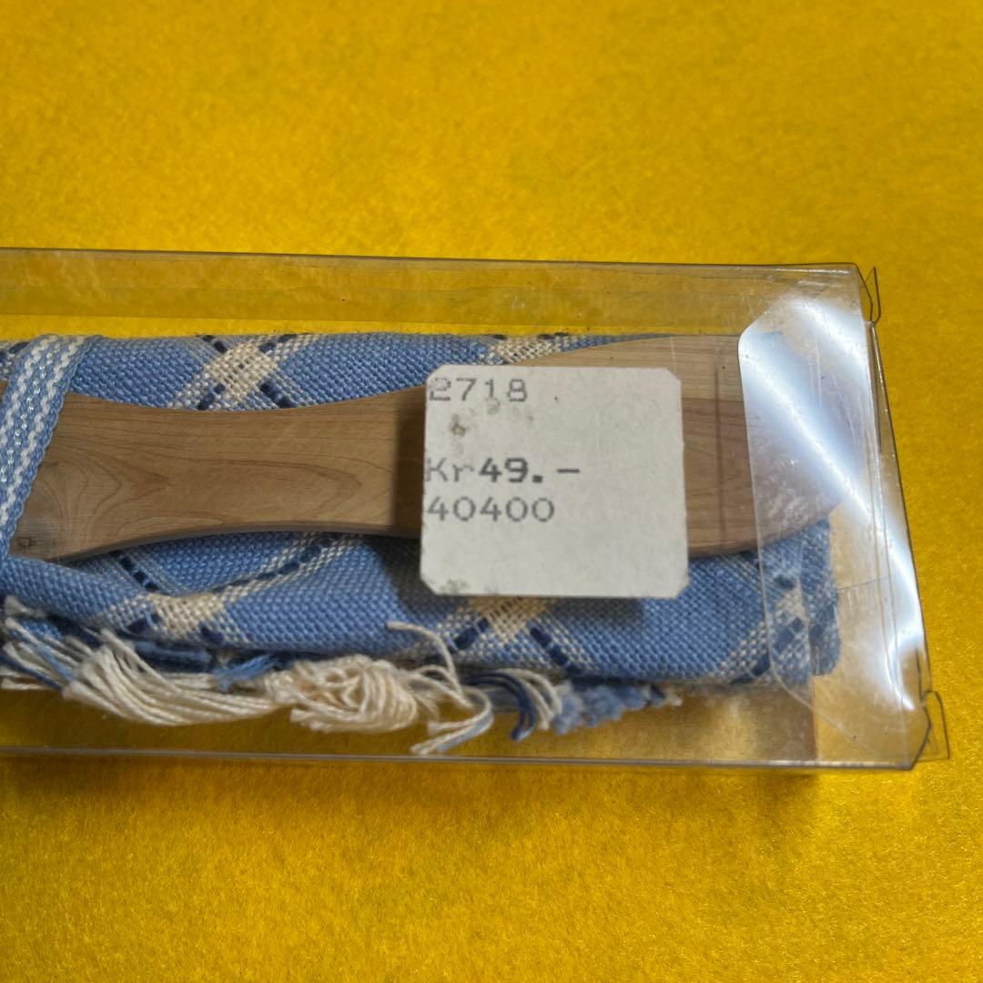 【未使用品】スウェーデン雑貨　木べら　手工芸品