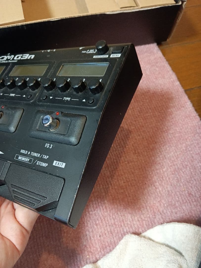 ZOOM G3n Multi-Effects Processマルチエフェクター